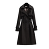 Senna - Elegant Trenchcoat Lang Dames comfortabel chique lang met knopen riem 
