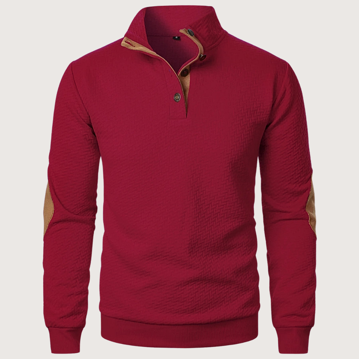 Stijlvolle Heren Polo Met Lange Mouwen