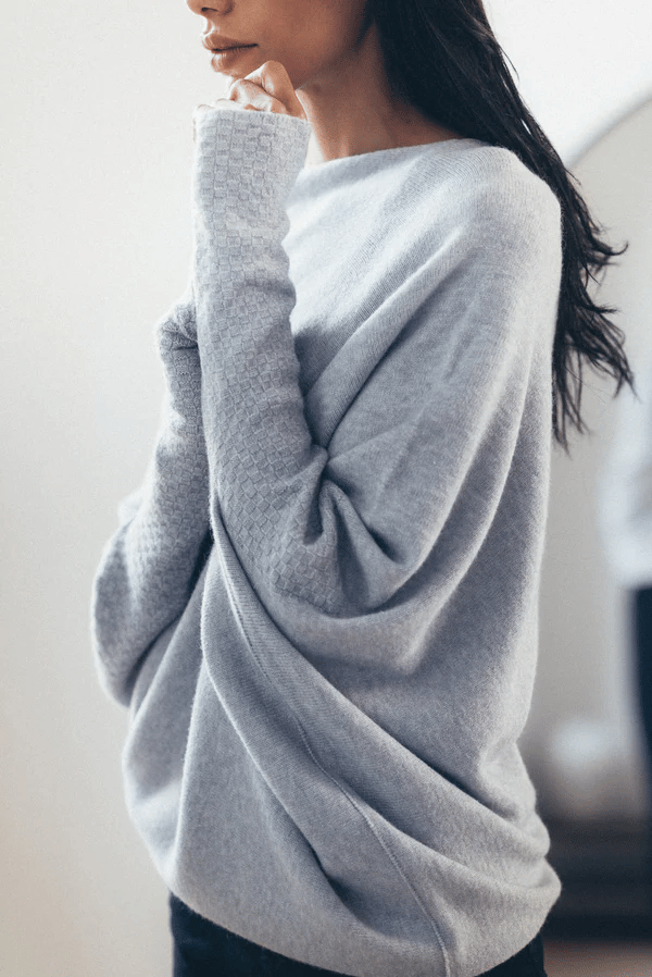 Stijlvolle Off Shoulder Trui Losse Pasvorm