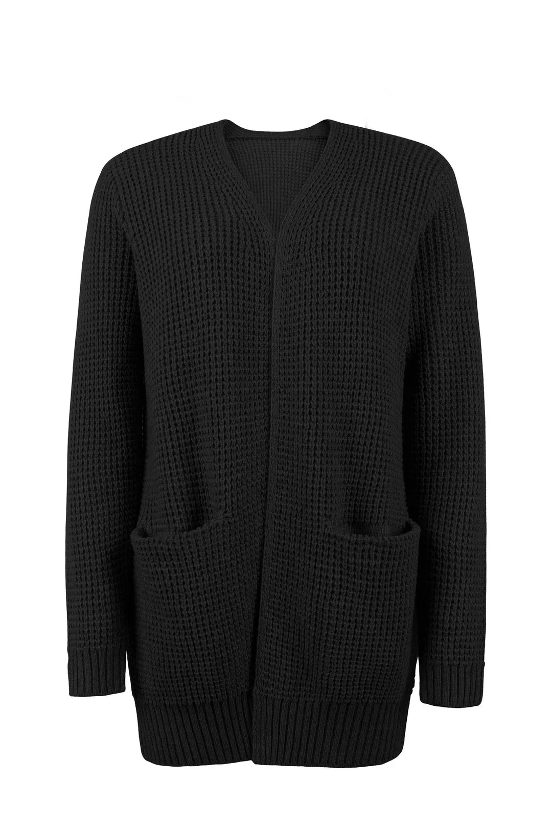 Lange Mouwen Vest Met Open Voorkant | Klassiek