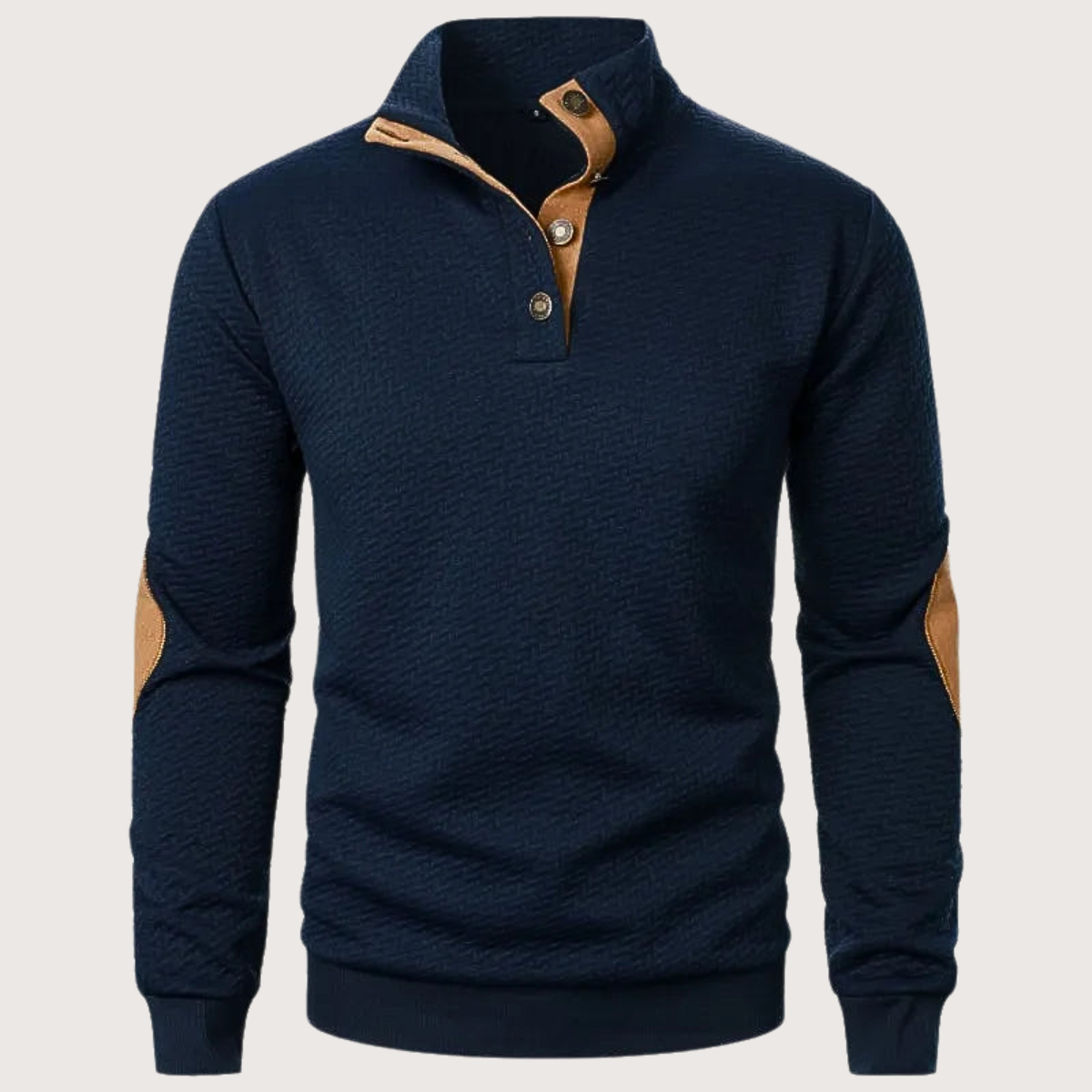 Stijlvolle Heren Polo Met Lange Mouwen