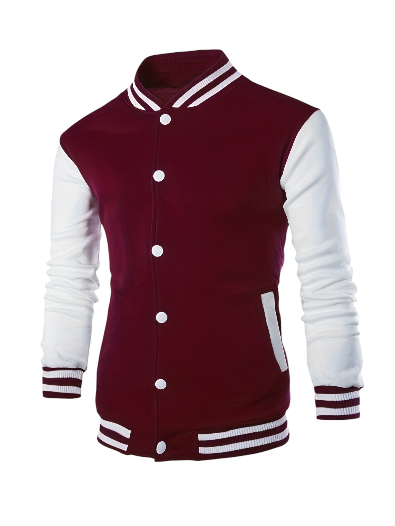 Klassieke Varsity Jas – Heren Casual Baseball Jack met Regular Fit