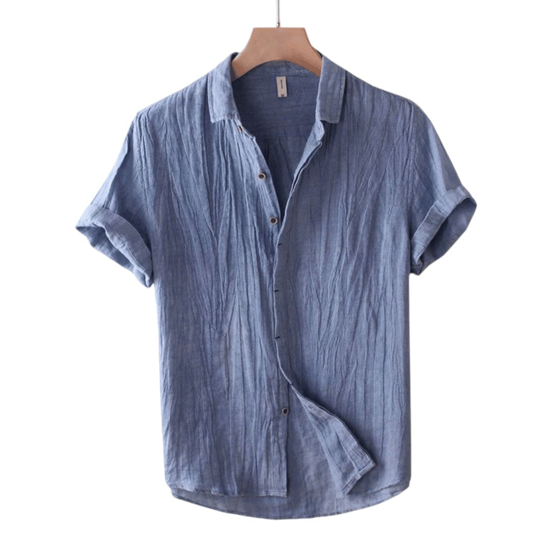 Linnnen Zomer Blouse voor Heren
