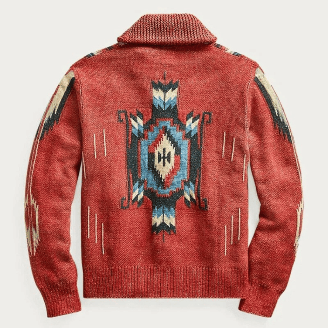 Jacquard Wollen Heren Vest - Maeve