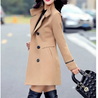 Chaveli - Chique Getailleerde Dames Trenchcoat lange trenchcoat damesjas met knopen 