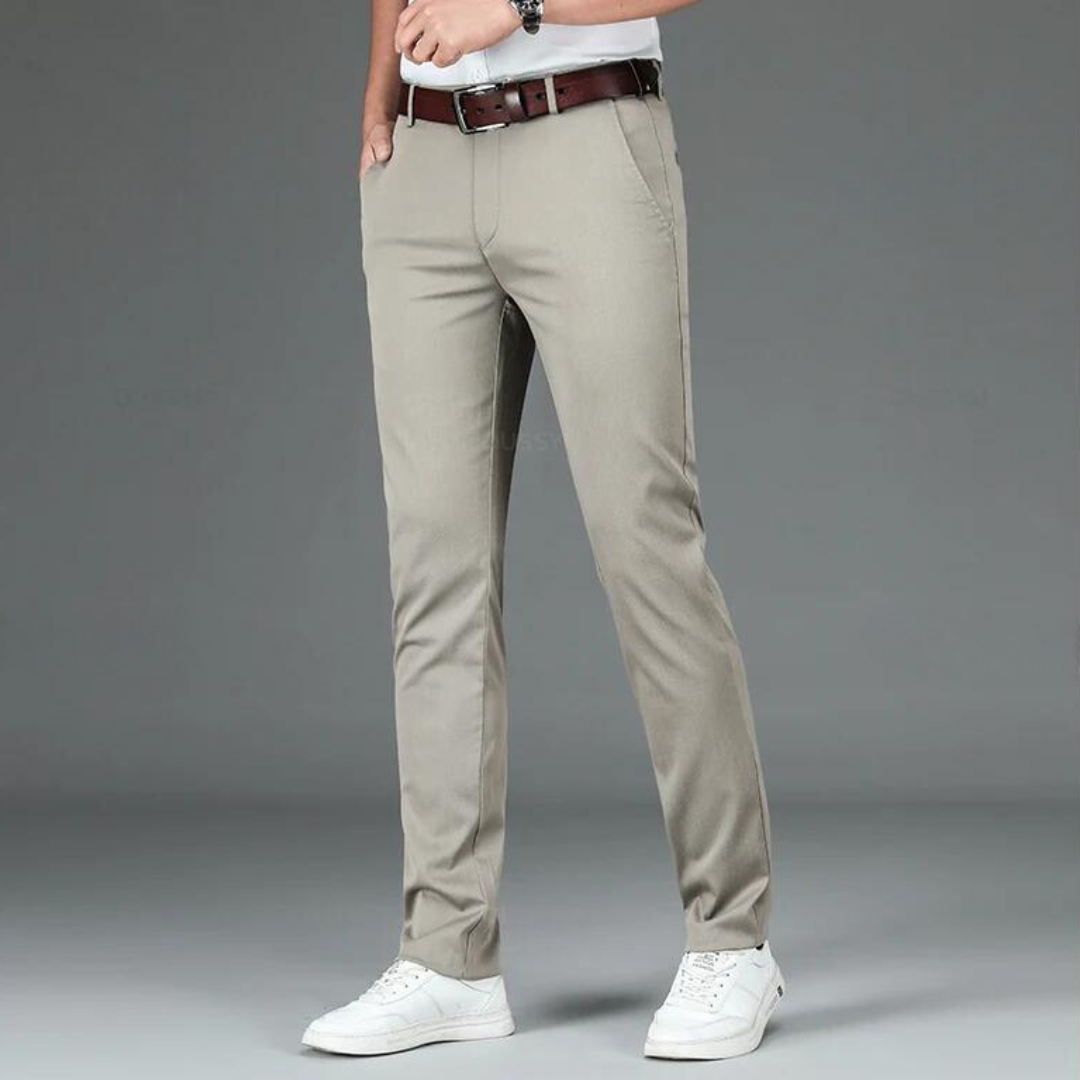 Nette Lyocell Heren Chino Met Stretch - Moreno