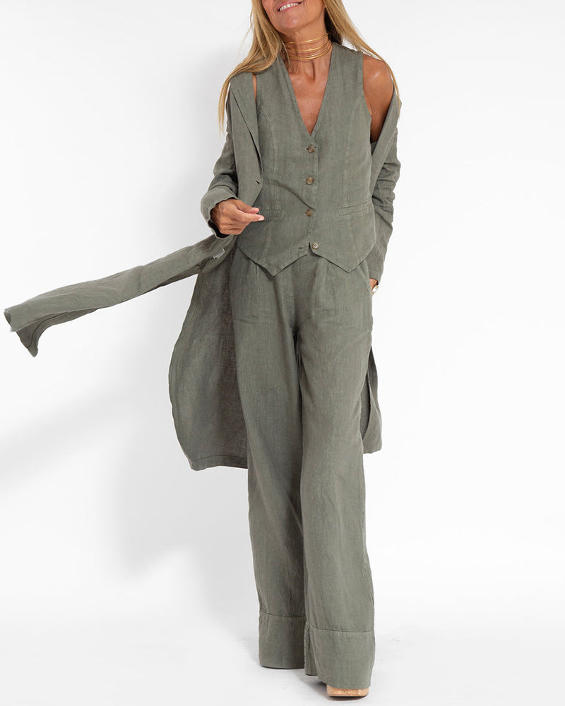 2-Delige Set Top & Wijde Broek