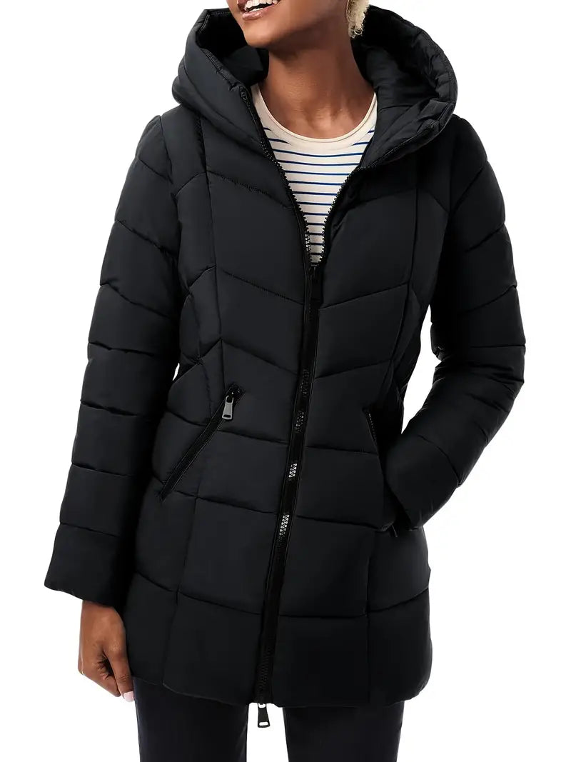 Parka Pufferjas Met Capuchon Dames
