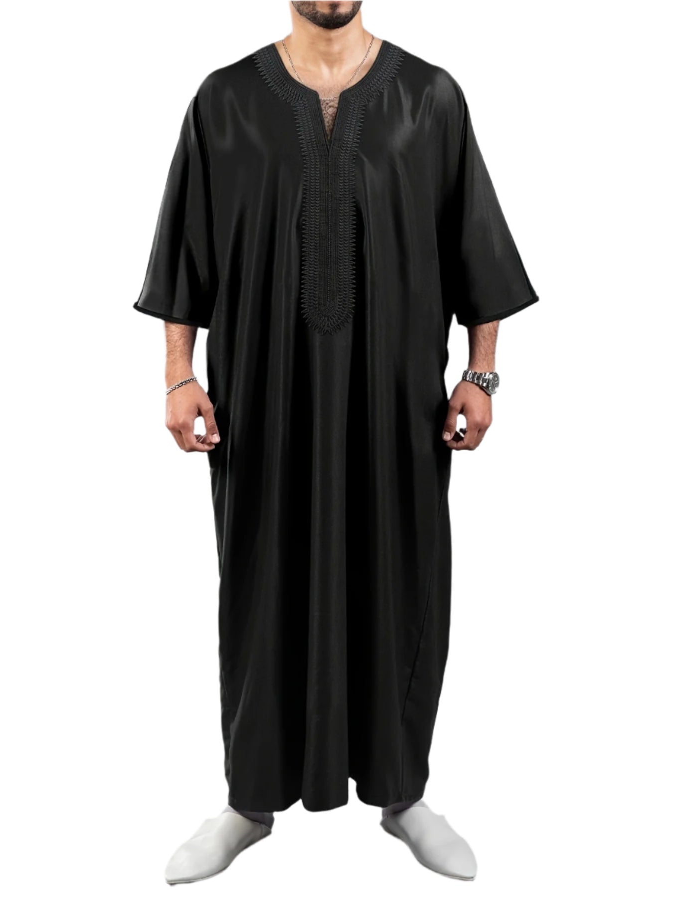 Heren Djellaba In Effen Kleuren