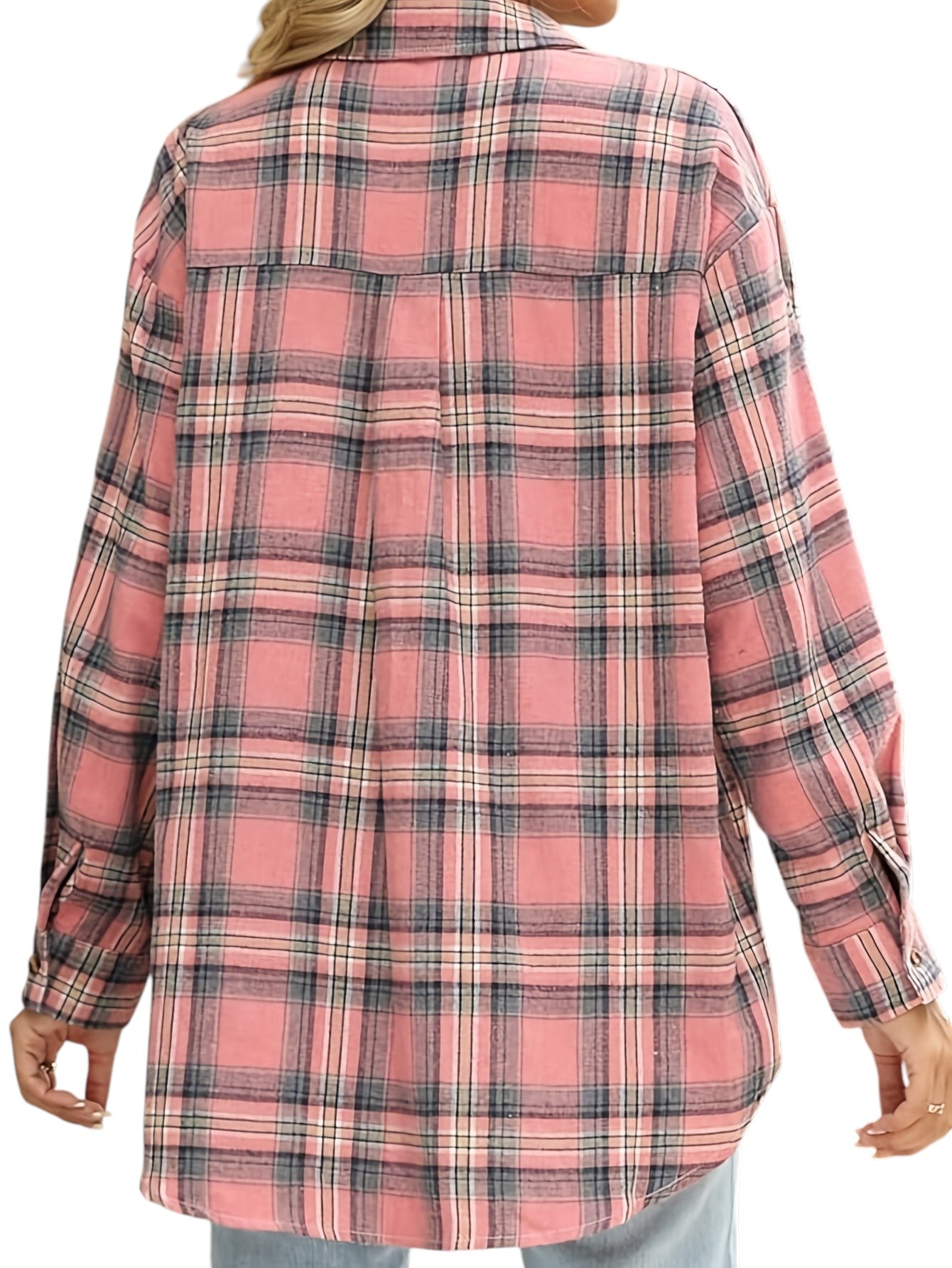 Casual Geruite Blouse voor Dames