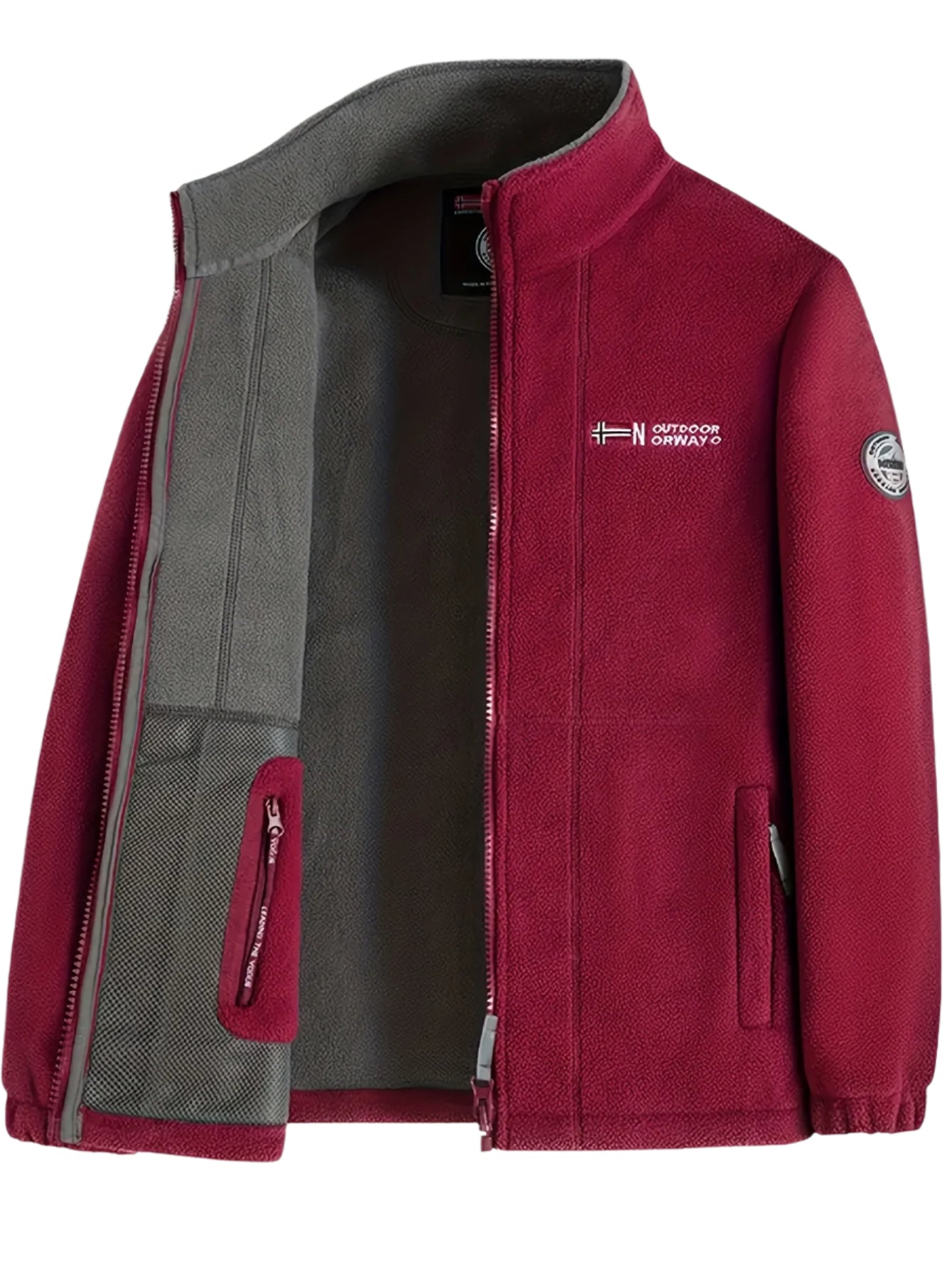 Outdoor Norway Fleece Jack Met Kraag