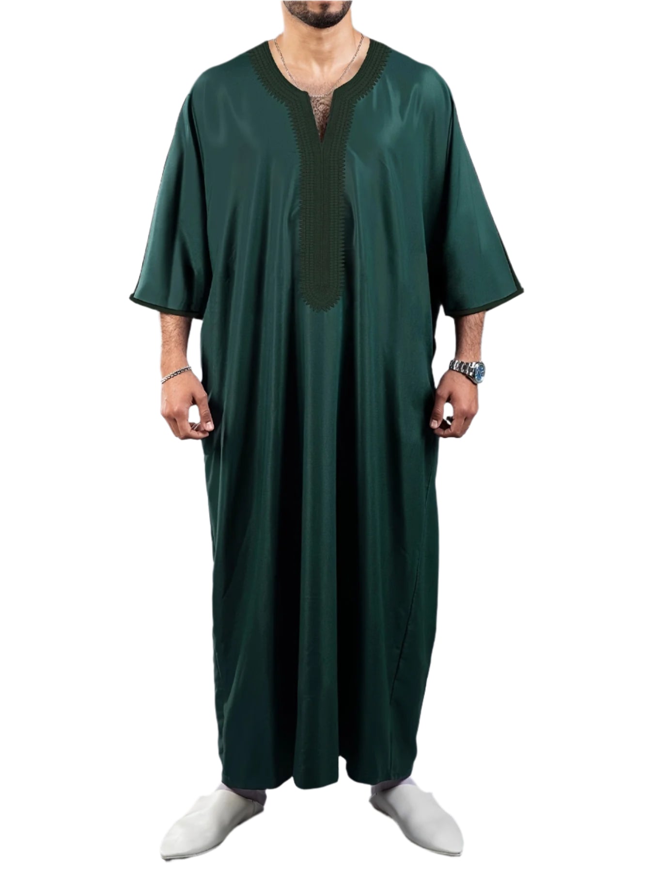 Heren Djellaba In Effen Kleuren
