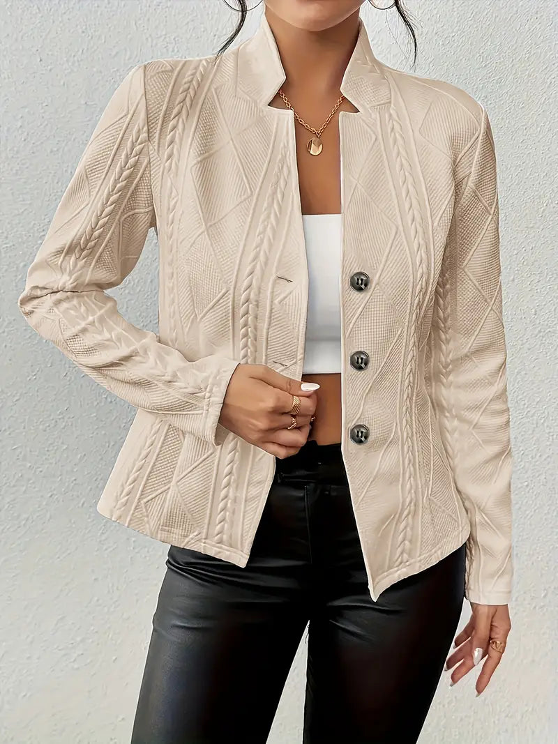 Dames Blazer Met Knopen