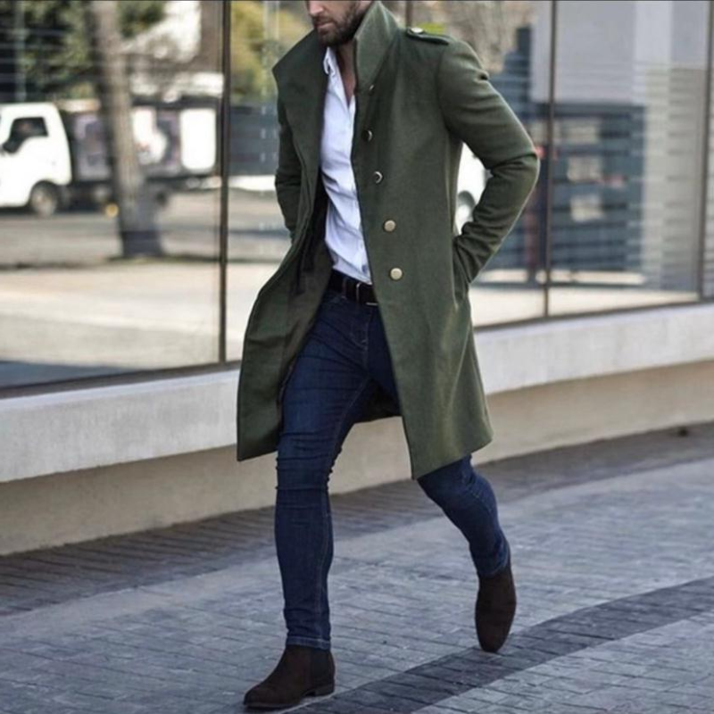 Modieuze Trenchcoat Voor Heren - Marlon