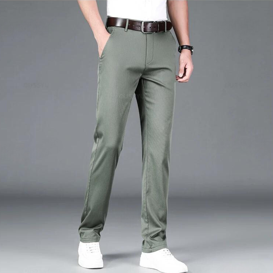 Nette Lyocell Heren Chino Met Stretch - Moreno