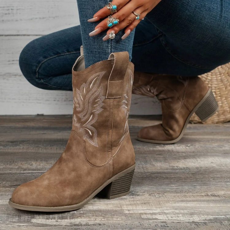 Sky - Enkelhoge Weteren Cowboy Laarzen Dames