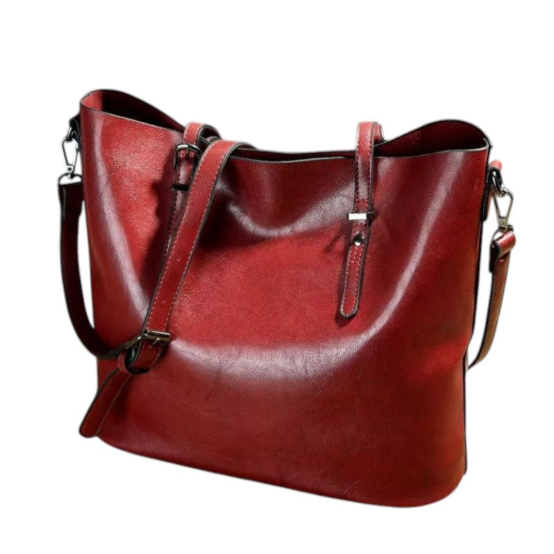 Jamie - Dames Vintage Leren Schoudertas