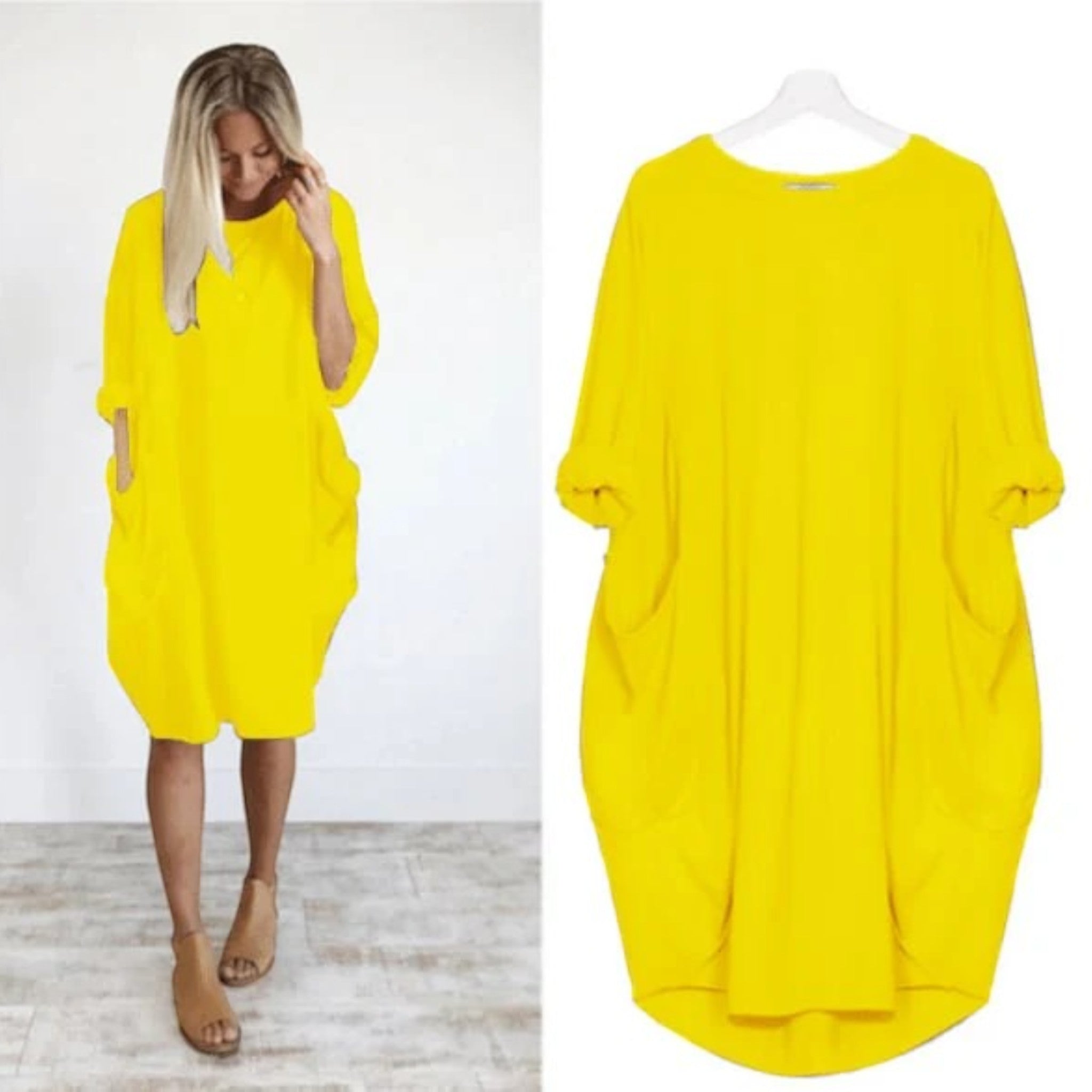 Elisa | Blousejurk Met Ronde Hals  | Oversized
