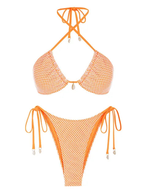 Emma -Stijlvolle Bikini Met Felle Kleuren