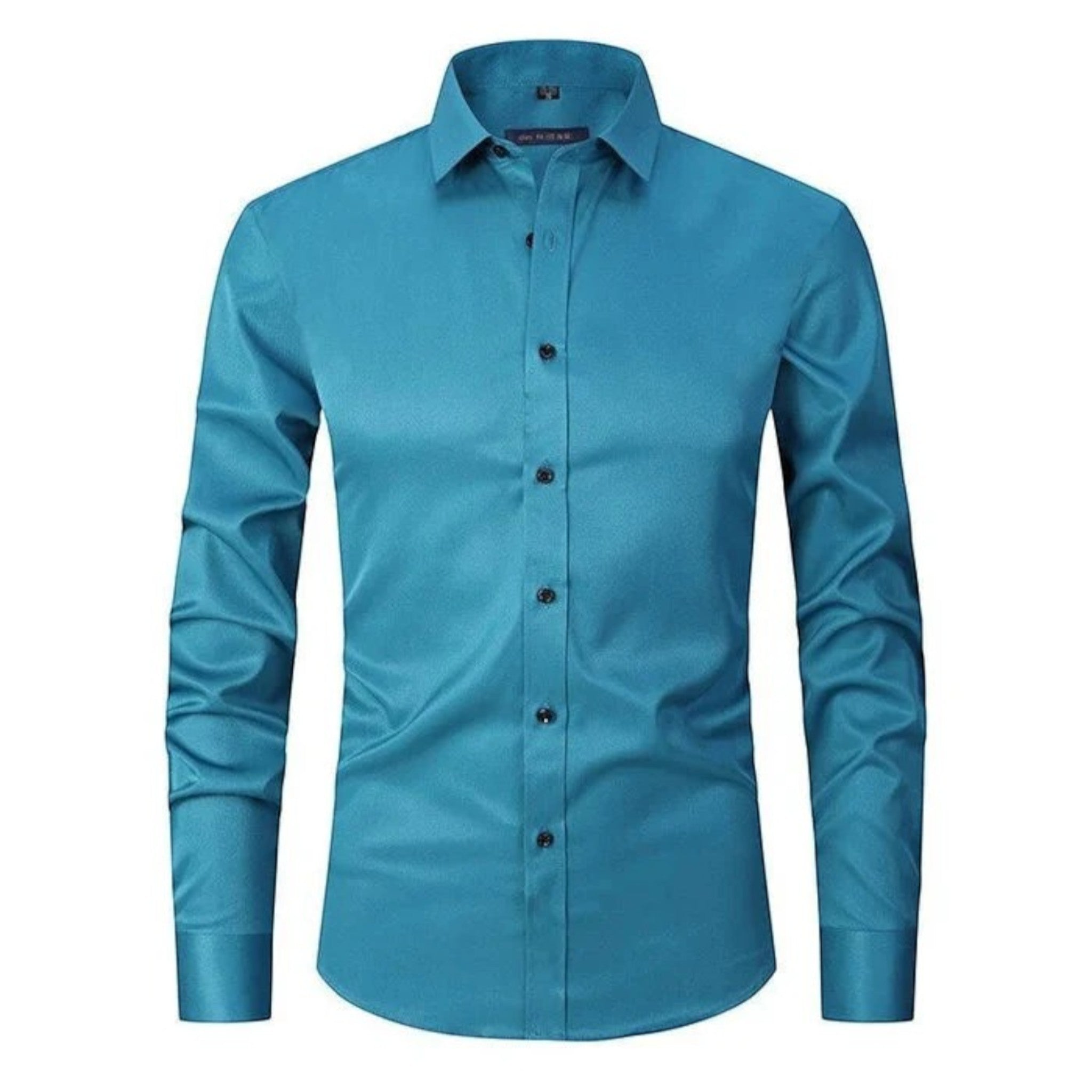 Lucas | Casual Heren Overhemd Met Stretch | Lange Mouwen