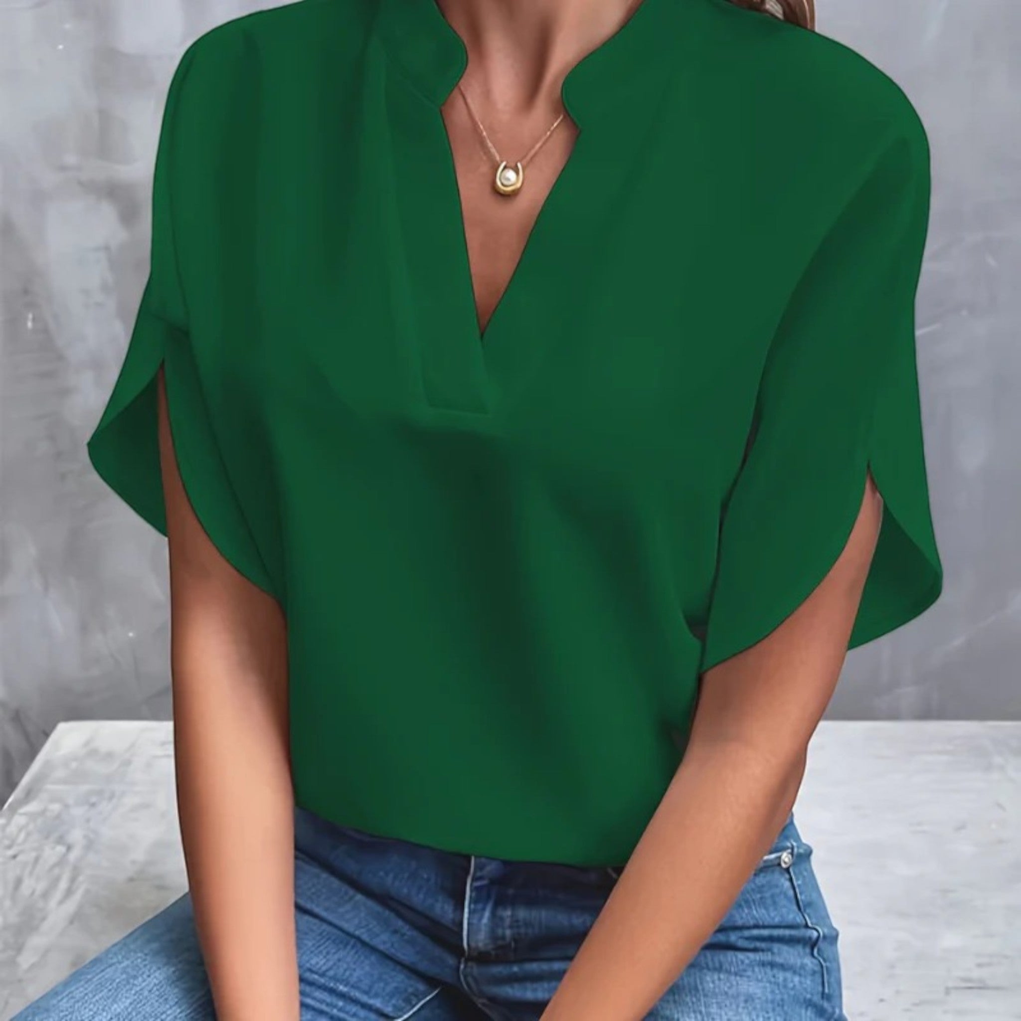 Selena | V-hals Zomerblouse