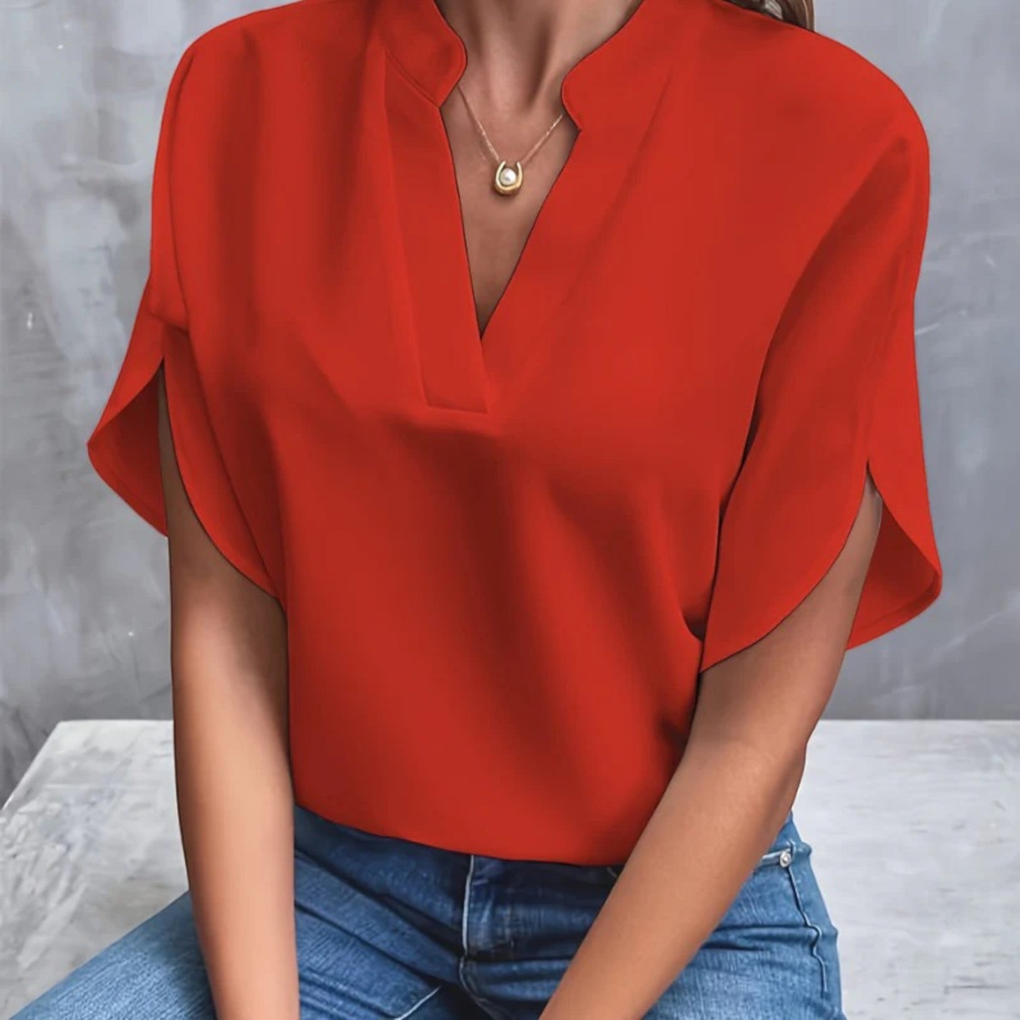 Selena | V-hals Zomerblouse