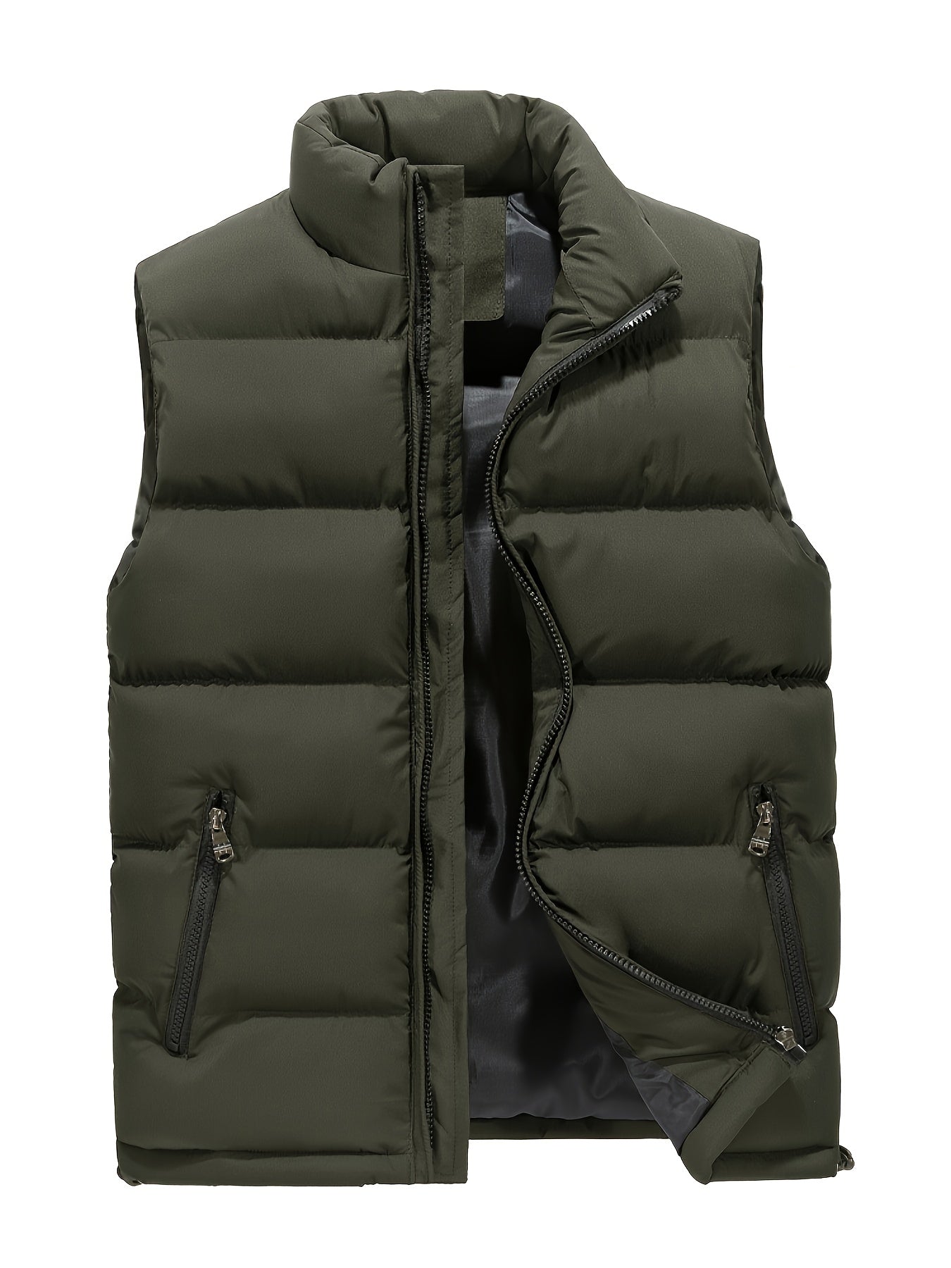 Casual Heren Bodywarmer Effen Kleuren