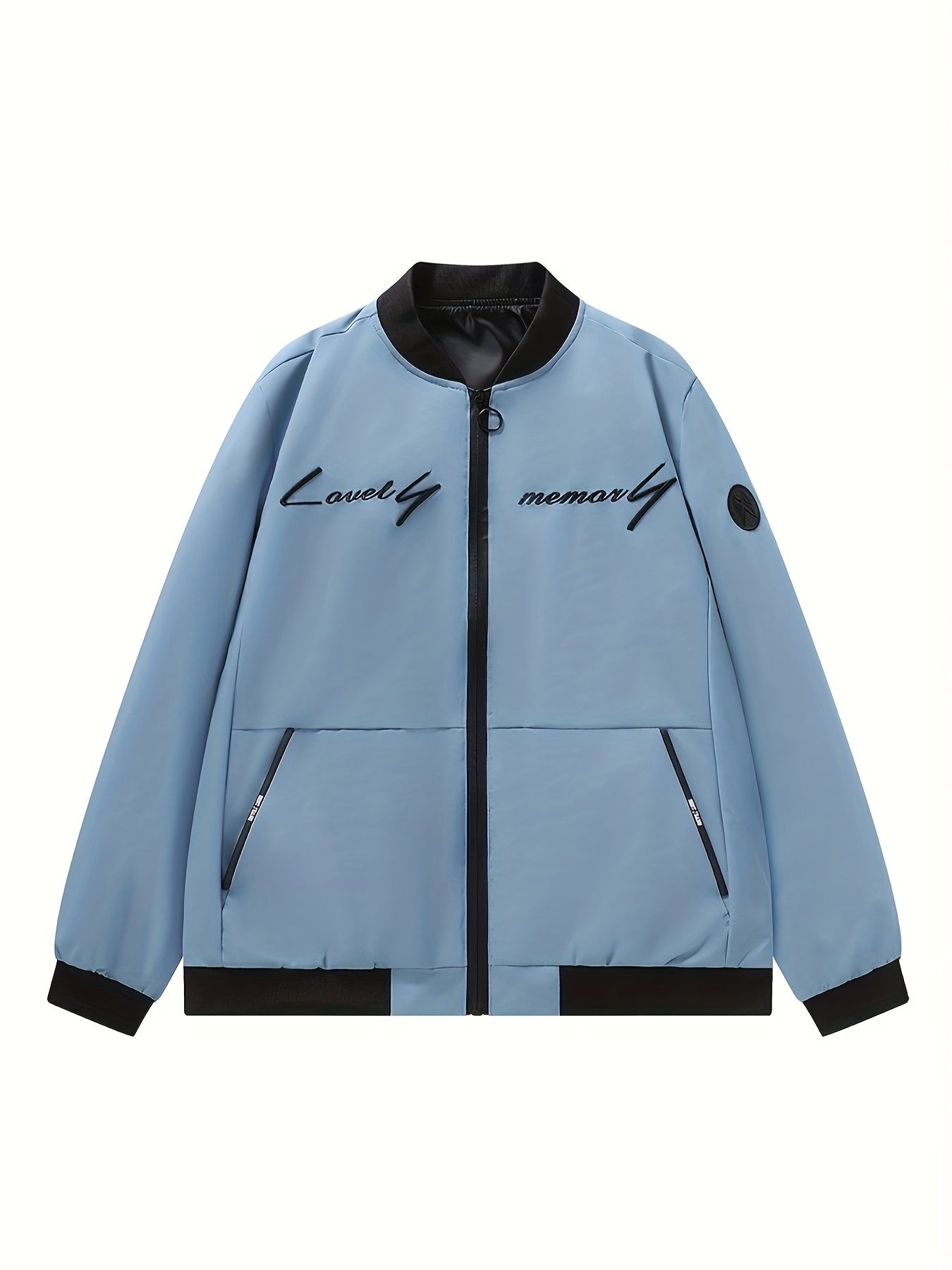 Slim Fit Bomberjas Voor Heren