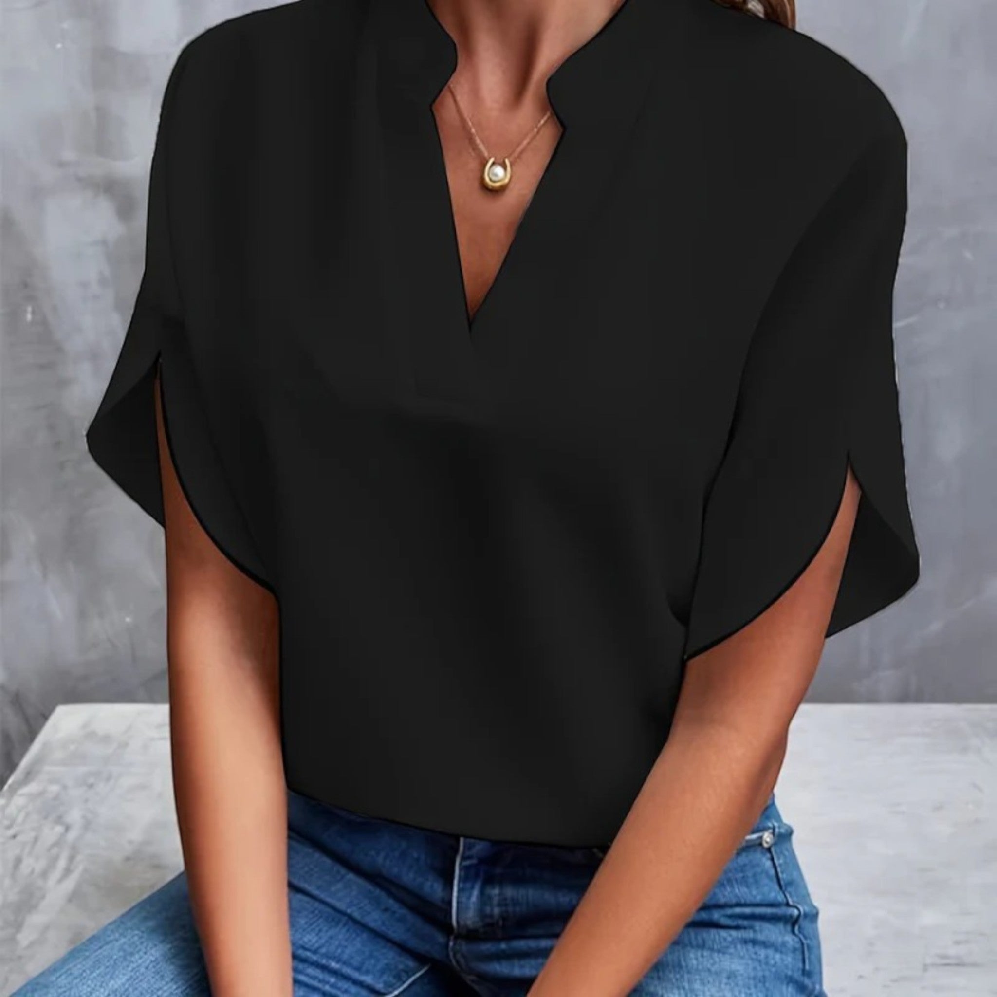 Selena | V-hals Zomerblouse