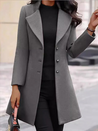 Chanea - Slim-fit Trenchcoat Damesjas  met knopen chique elegant comfortabel najaarsjas