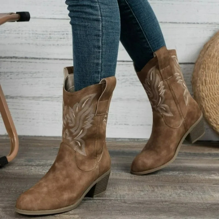 Sky - Enkelhoge Weteren Cowboy Laarzen Dames