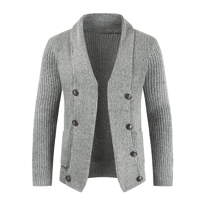 Warm Heren Vest Met Knopen