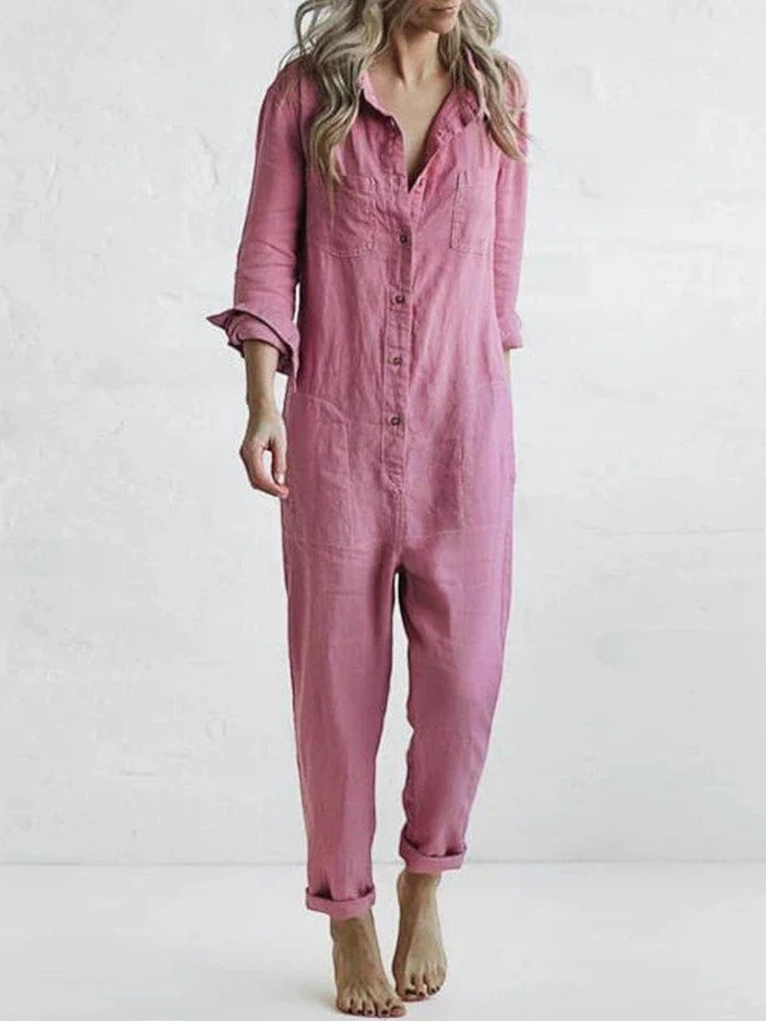 Jumpsuit Met Lange Mouwen | Zomer