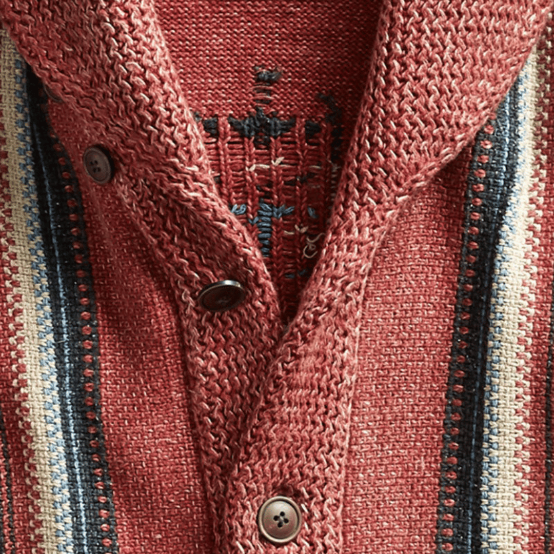 Jacquard Wollen Heren Vest - Maeve