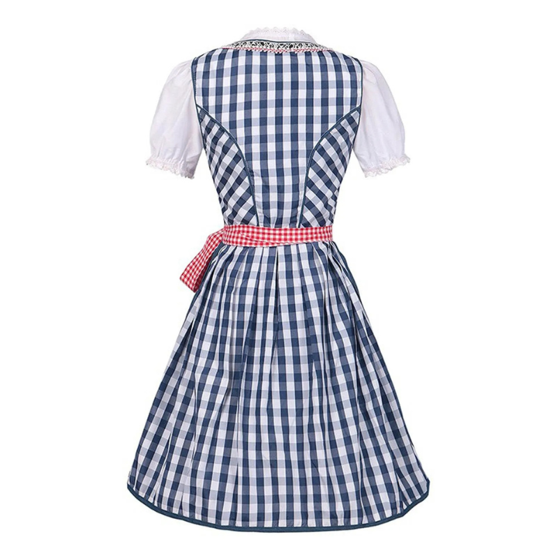 Klassieke Oktoberfest Dirndljurk | Blauw