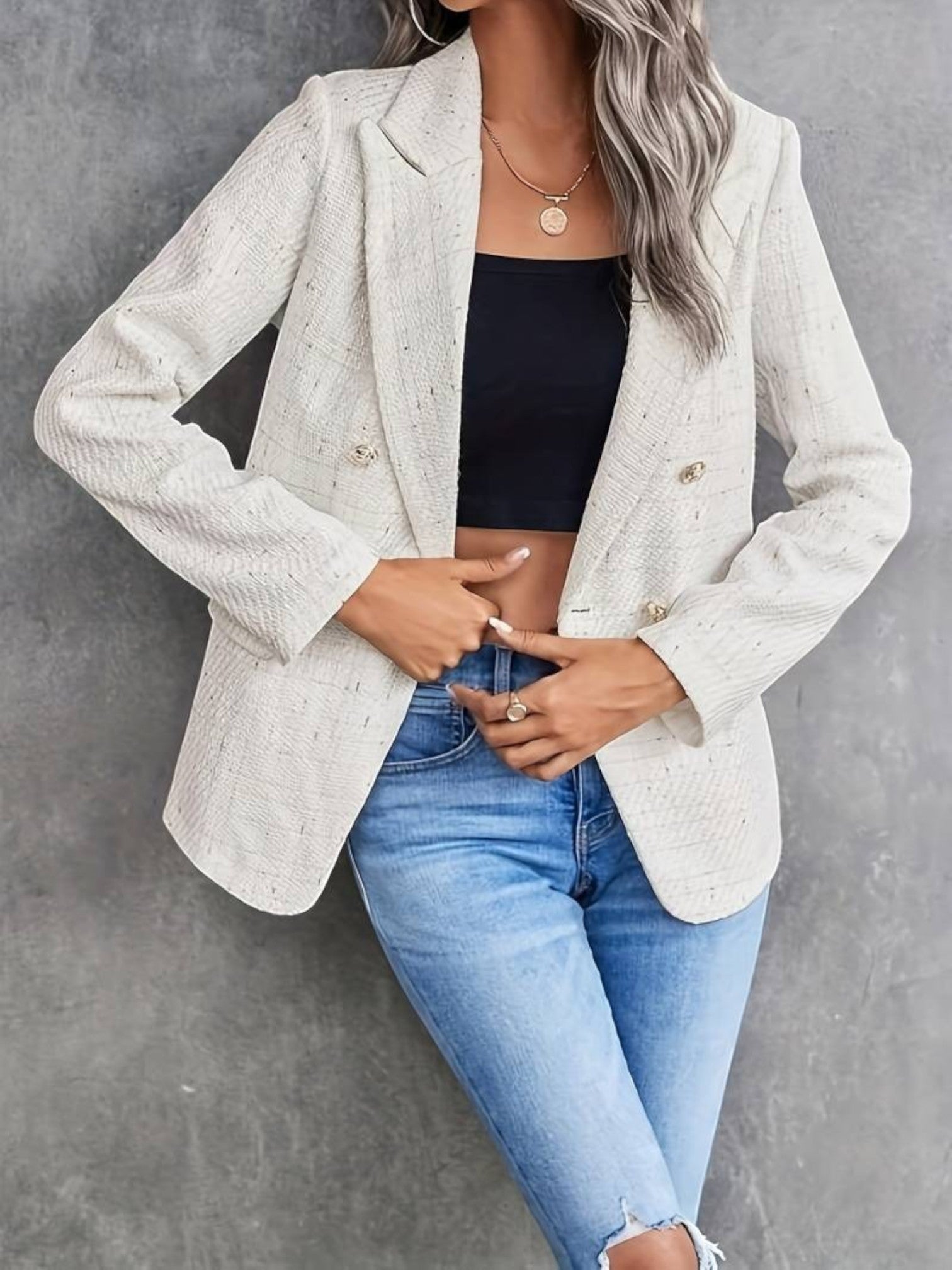 Elisa | Blazer Met Knopen
