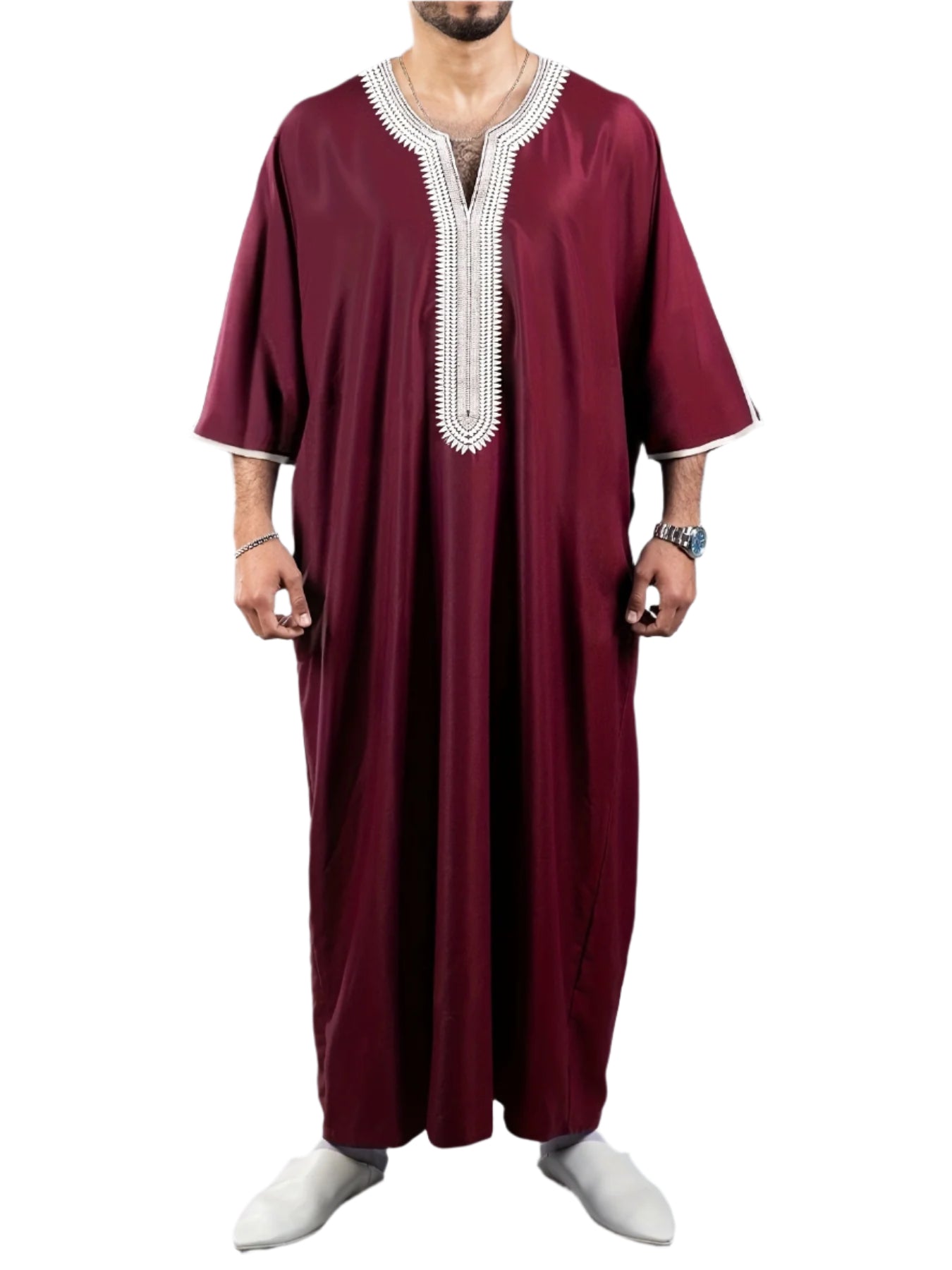Heren Djellaba In Effen Kleuren