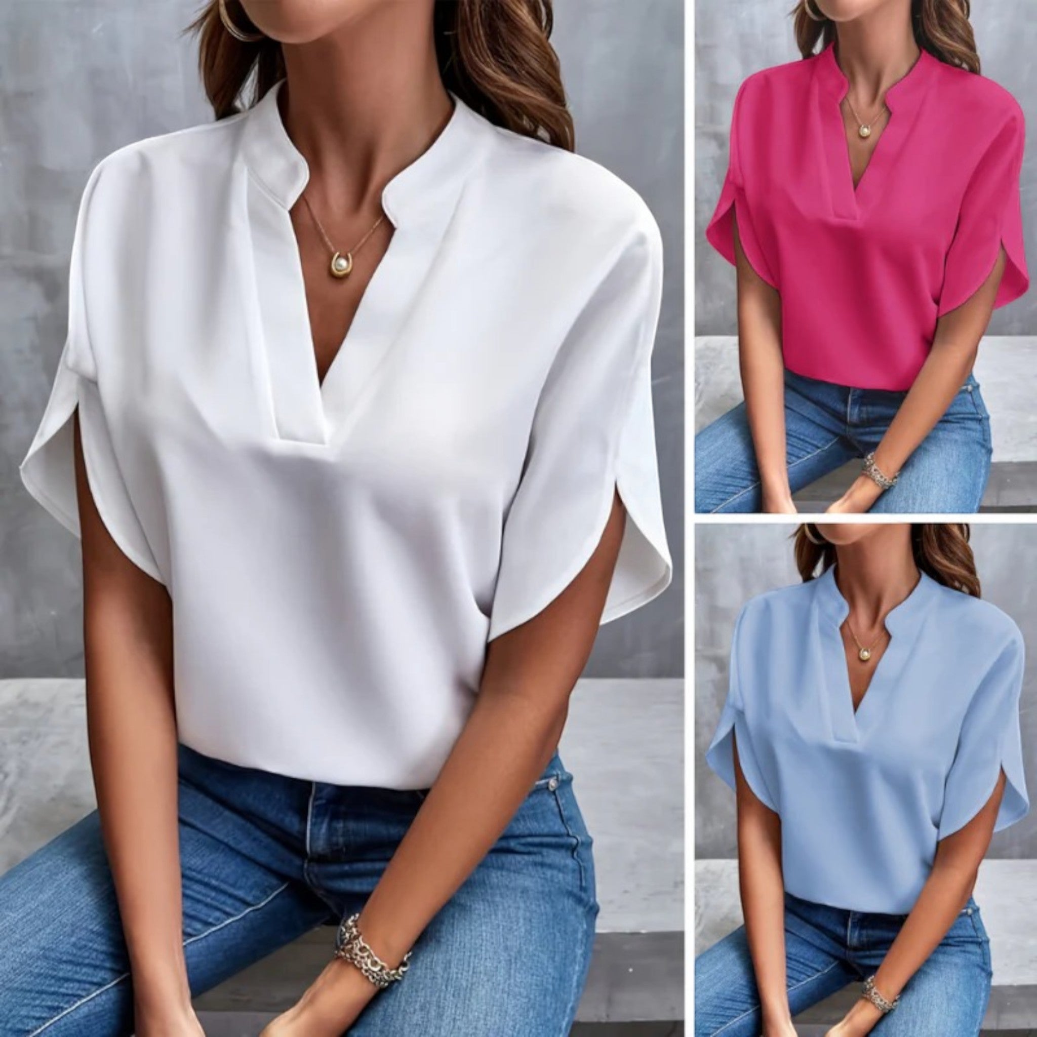 Selena | V-hals Zomerblouse