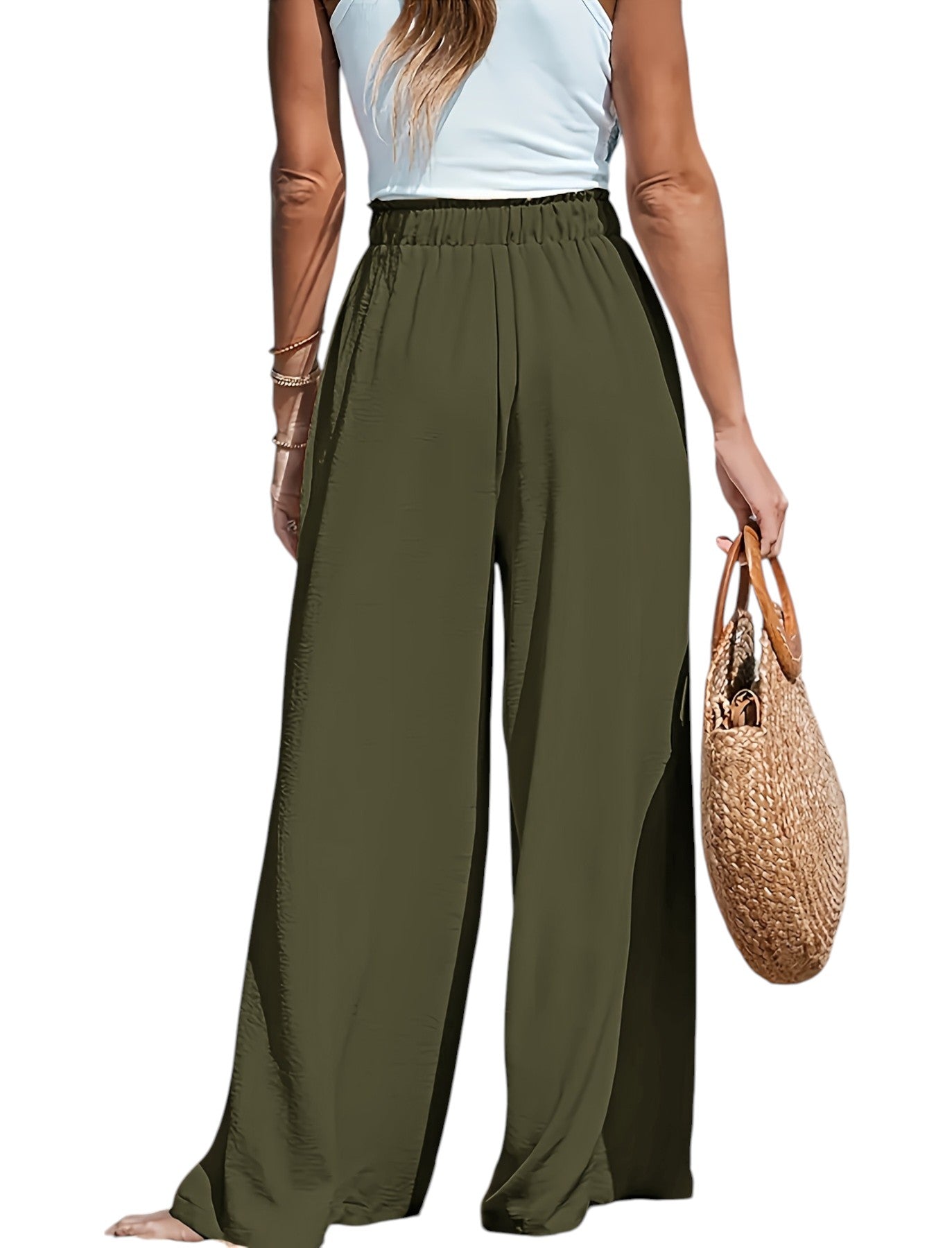 Zomer Broek Met Wijde Pijpen