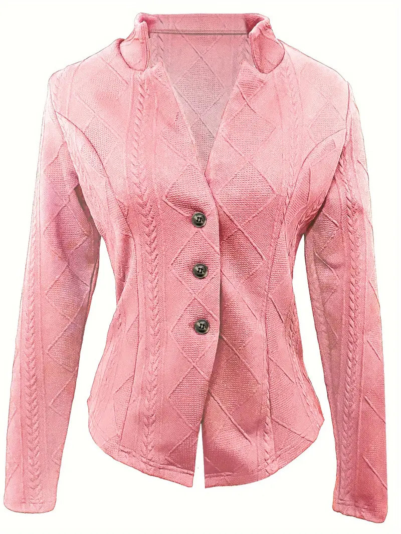 Dames Blazer Met Knopen