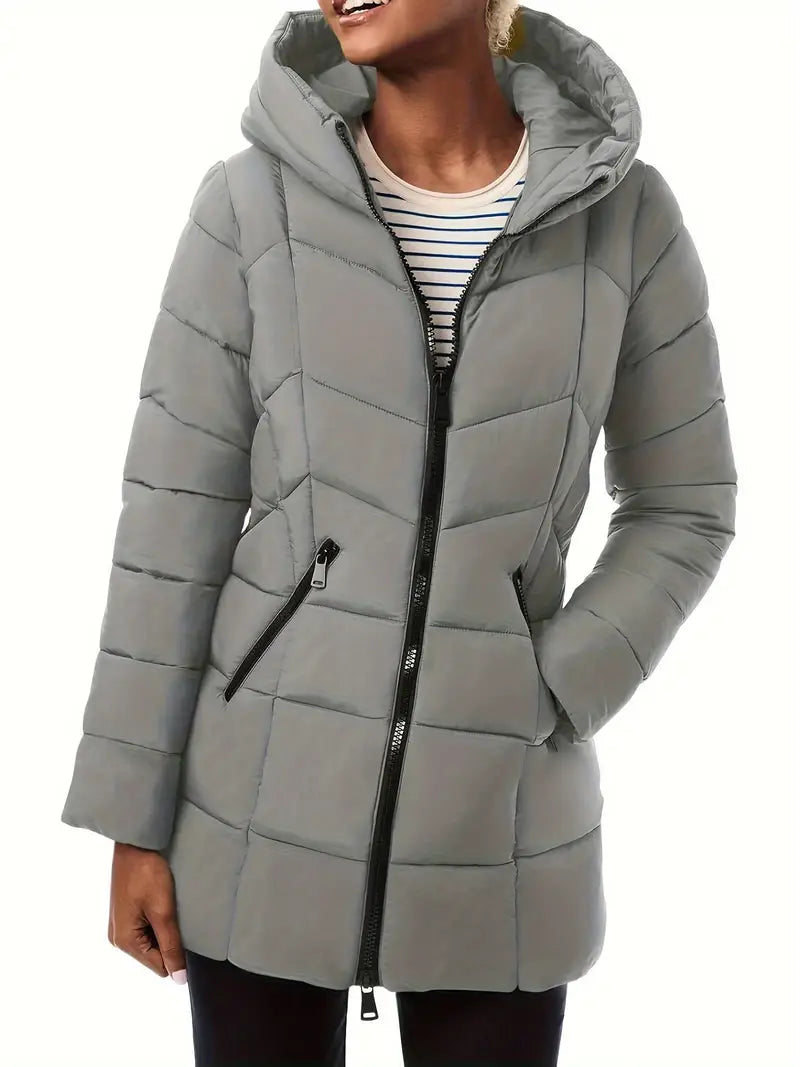 Parka Pufferjas Met Capuchon Dames