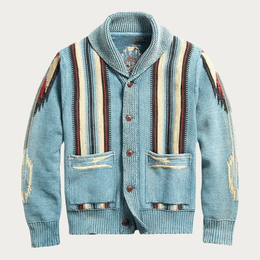 Jacquard Wollen Heren Vest - Maeve