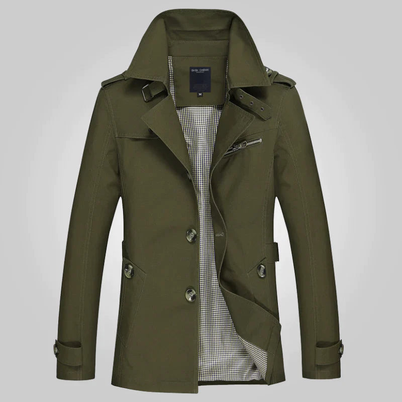 Stijlvolle Korte Trenchcoat - Nordfall