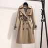 Senna - Elegant Trenchcoat Lang Dames comfortabel chique lang met knopen riem 
