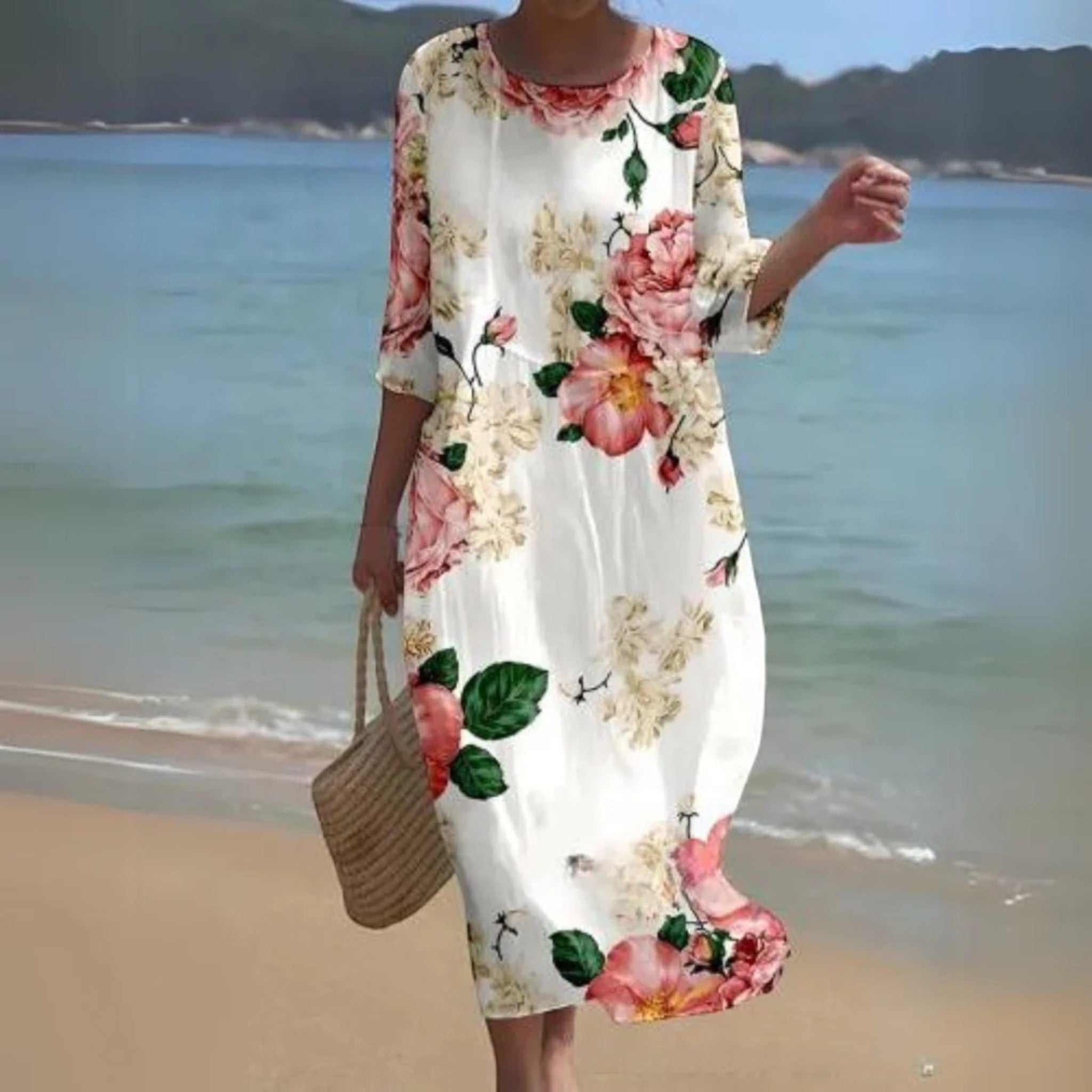 Amira | Zomerse Jurk Met Bloemenprint | Maxi