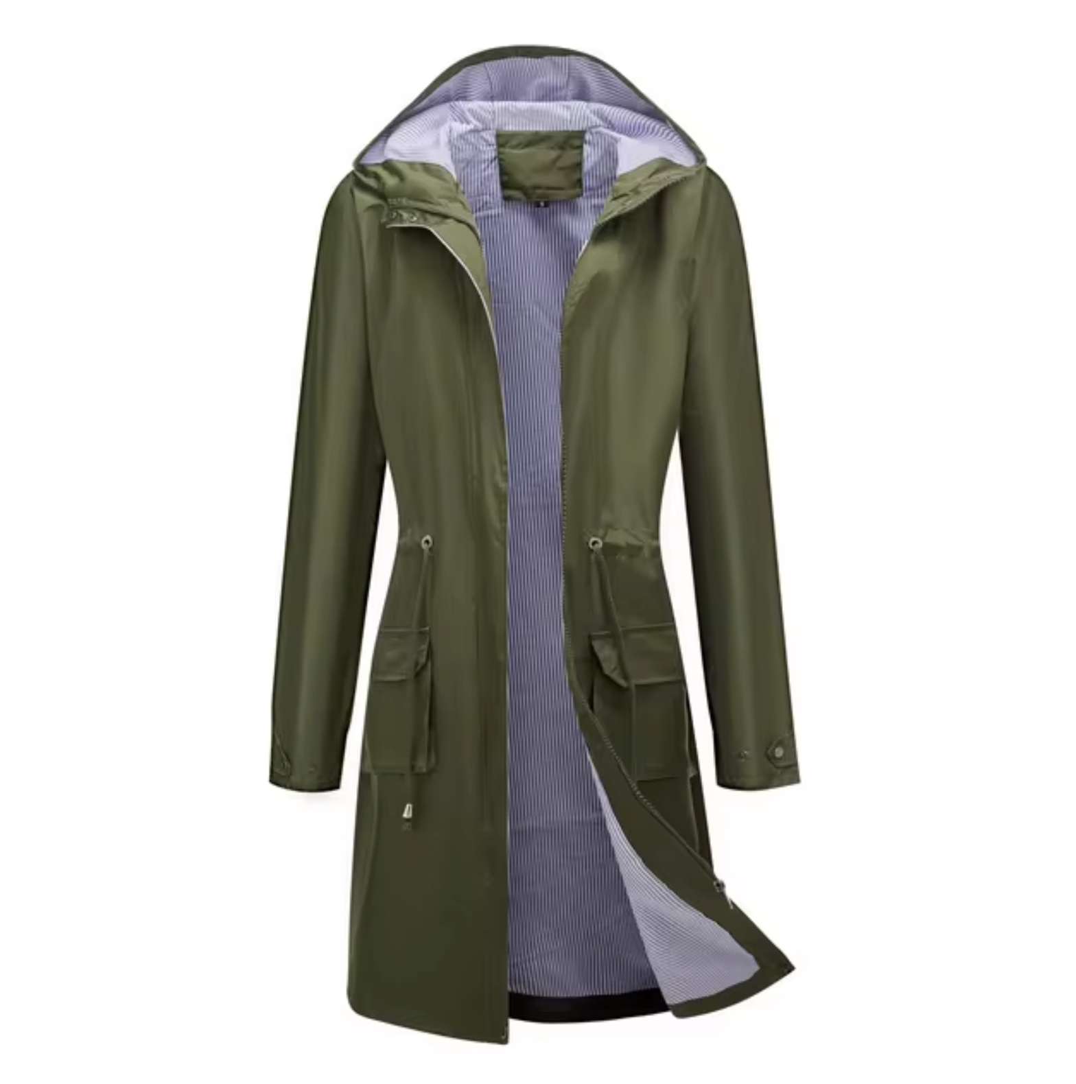 Lange Jas Met Capuchon Voor Dames