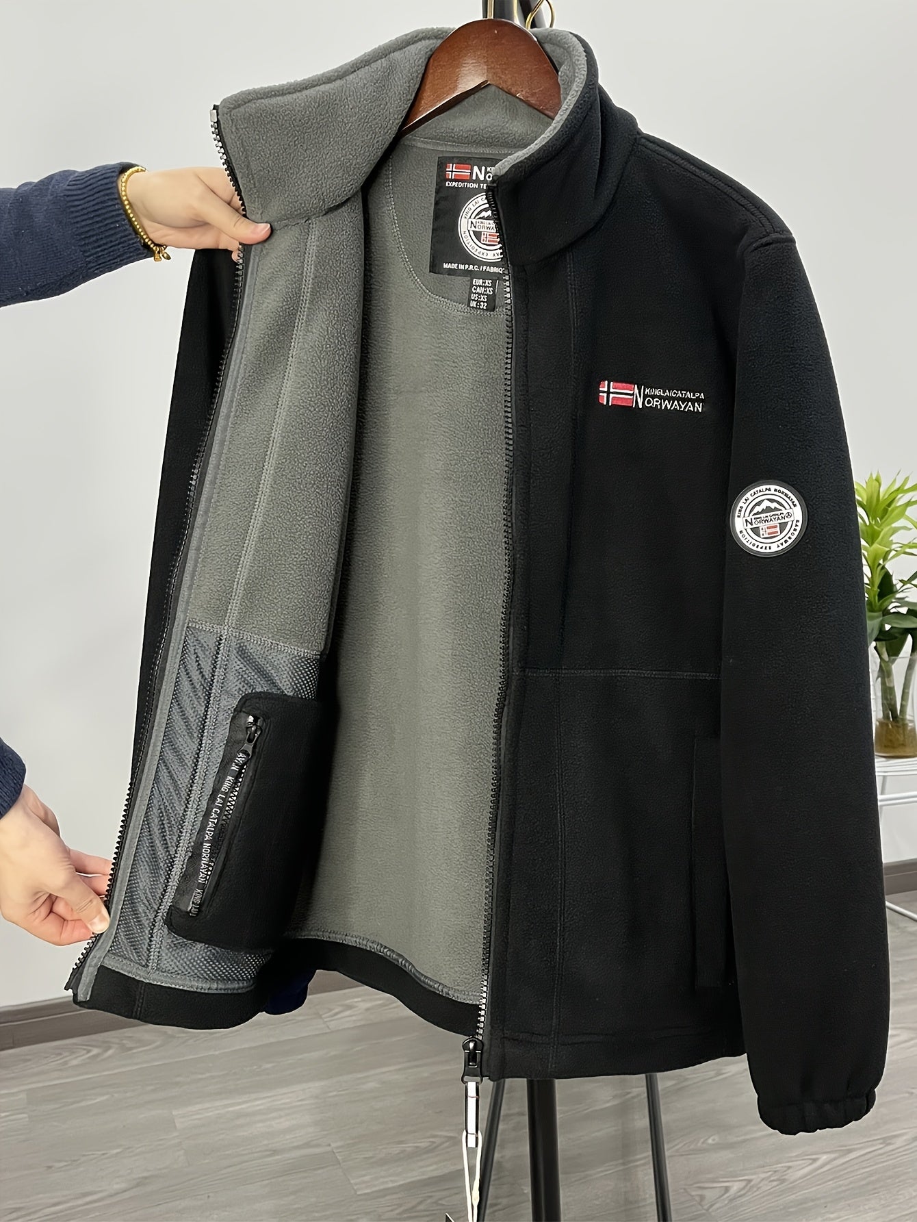 Outdoor Norway Fleece Jack Met Kraag