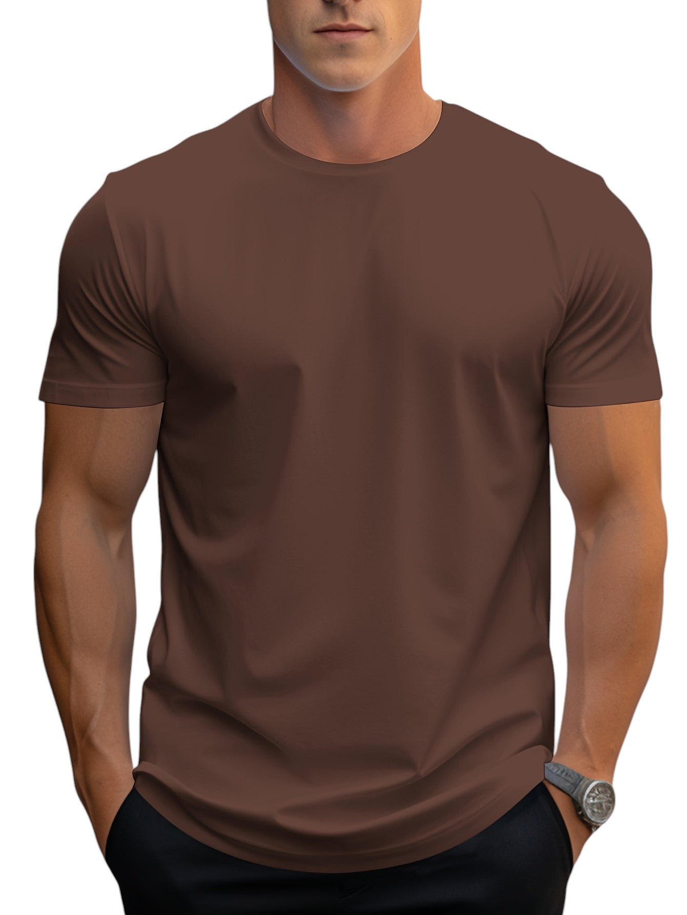 Heren Basic T-shirt Regular Fit
