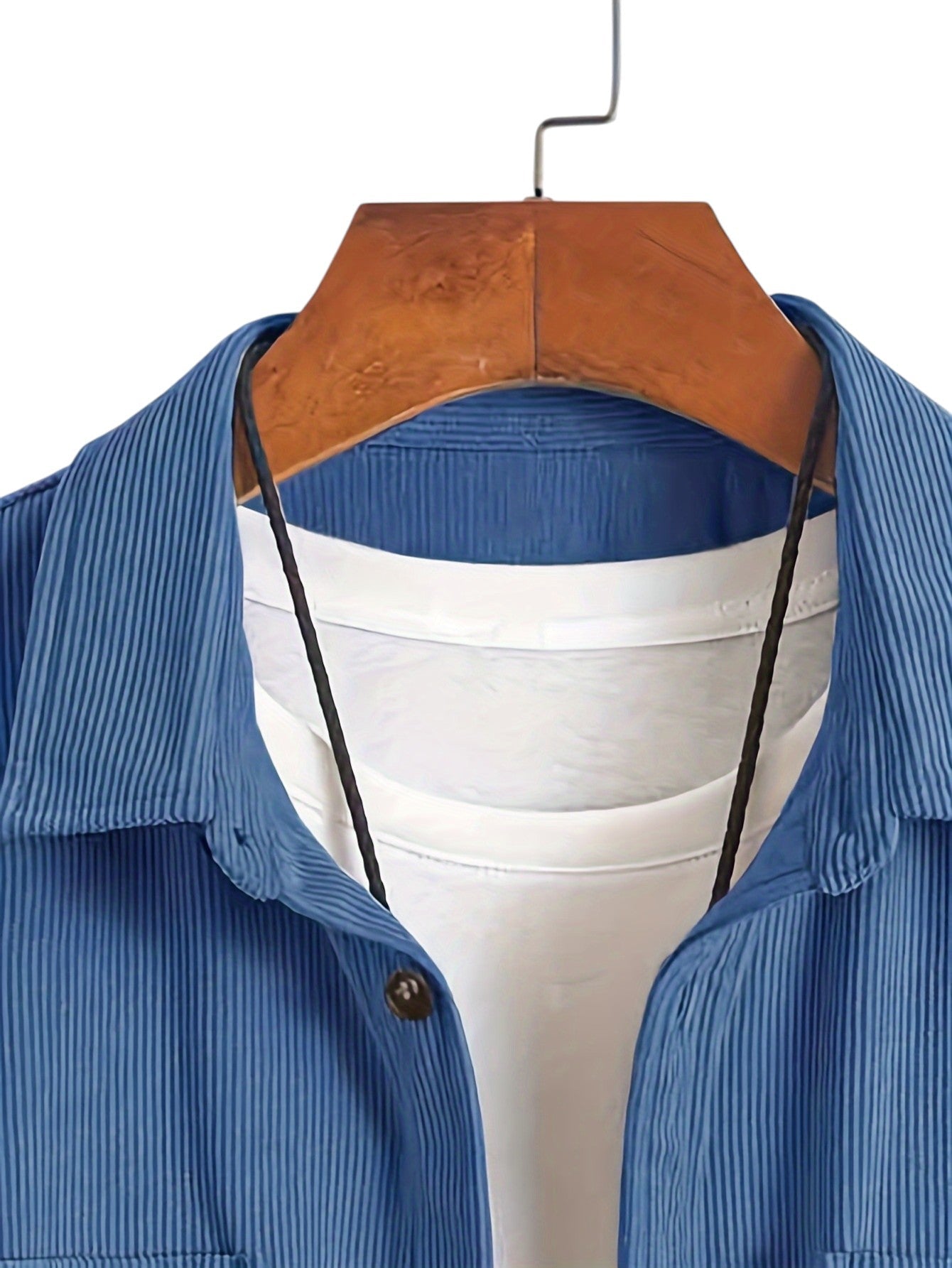 Heren Corduroy Spijker Blouse