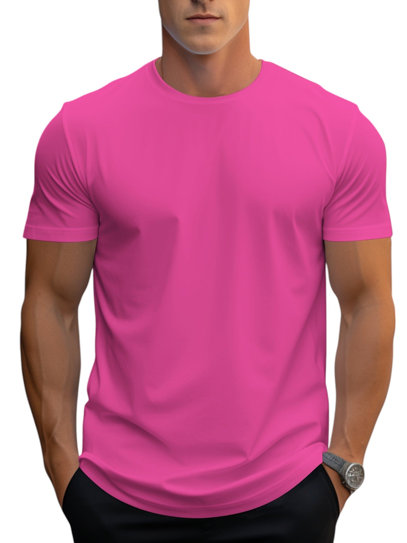 Heren Basic T-shirt Regular Fit